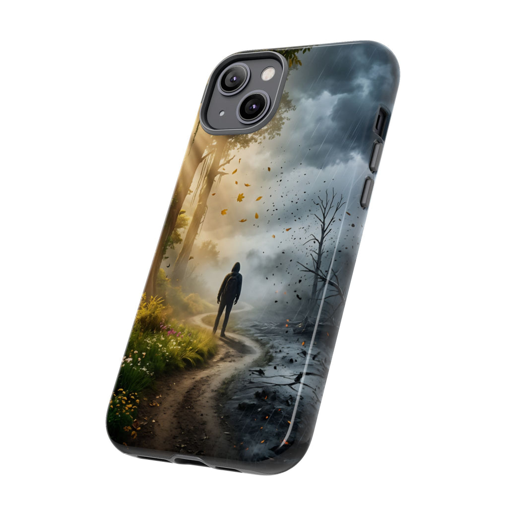 Contrasting Light/Dark Art - Phone Case