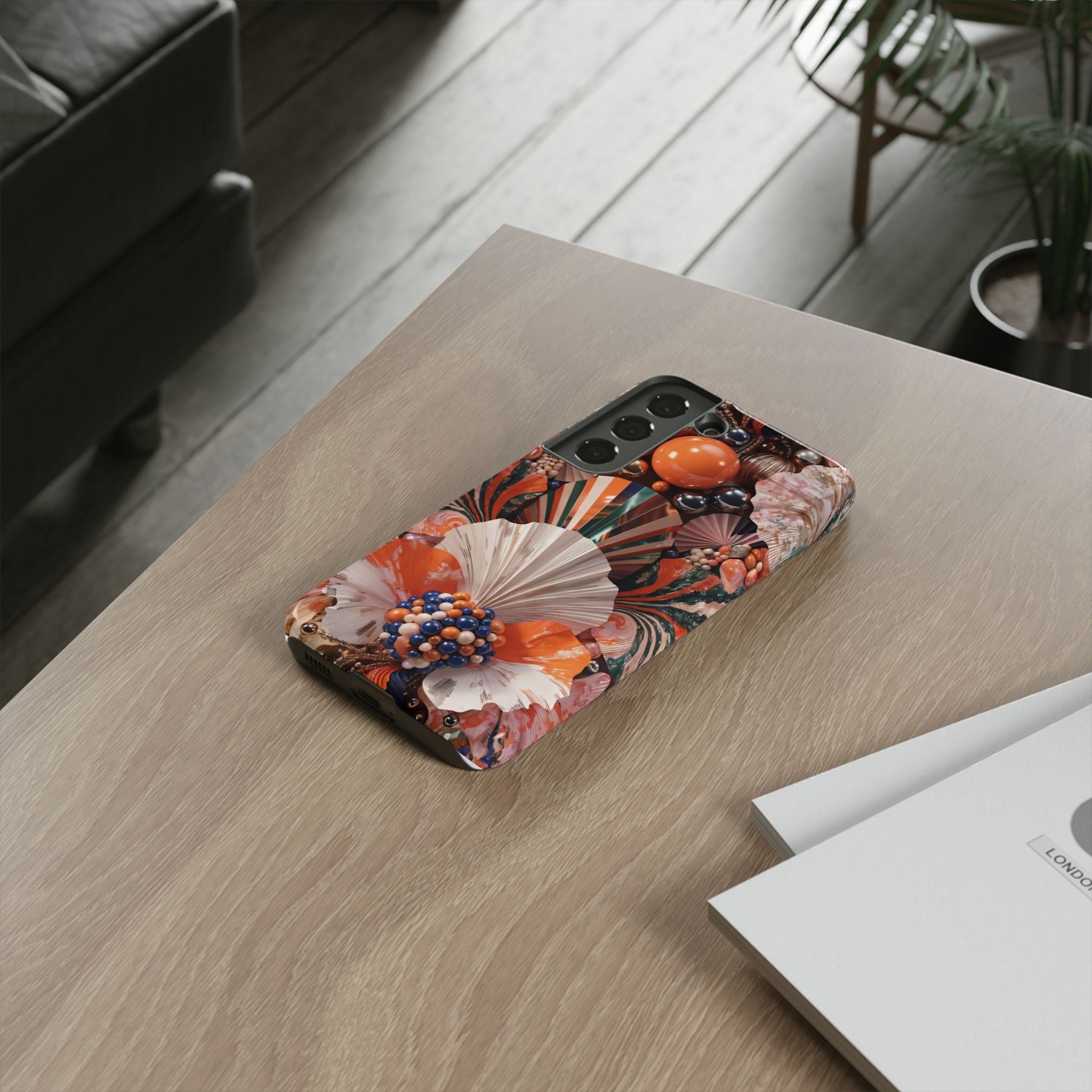 Colorful Fan Abstract - Phone Case