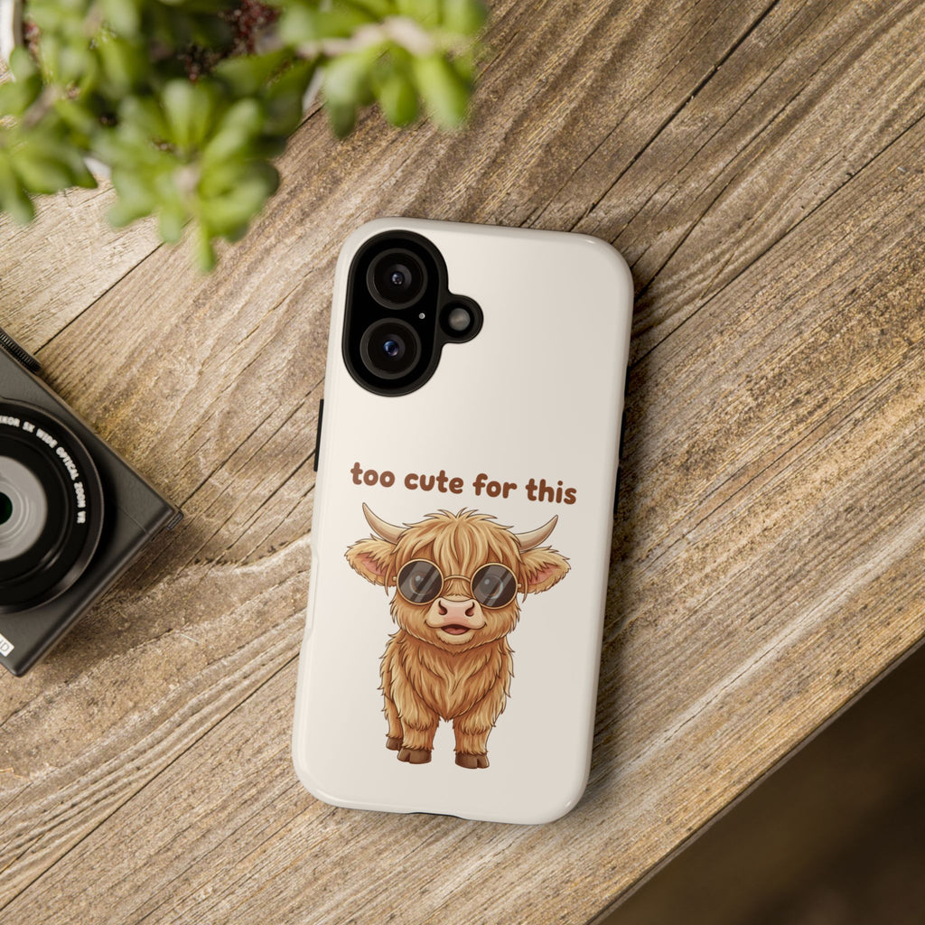 Highland Cow Phone Case — Too Cute for This Design