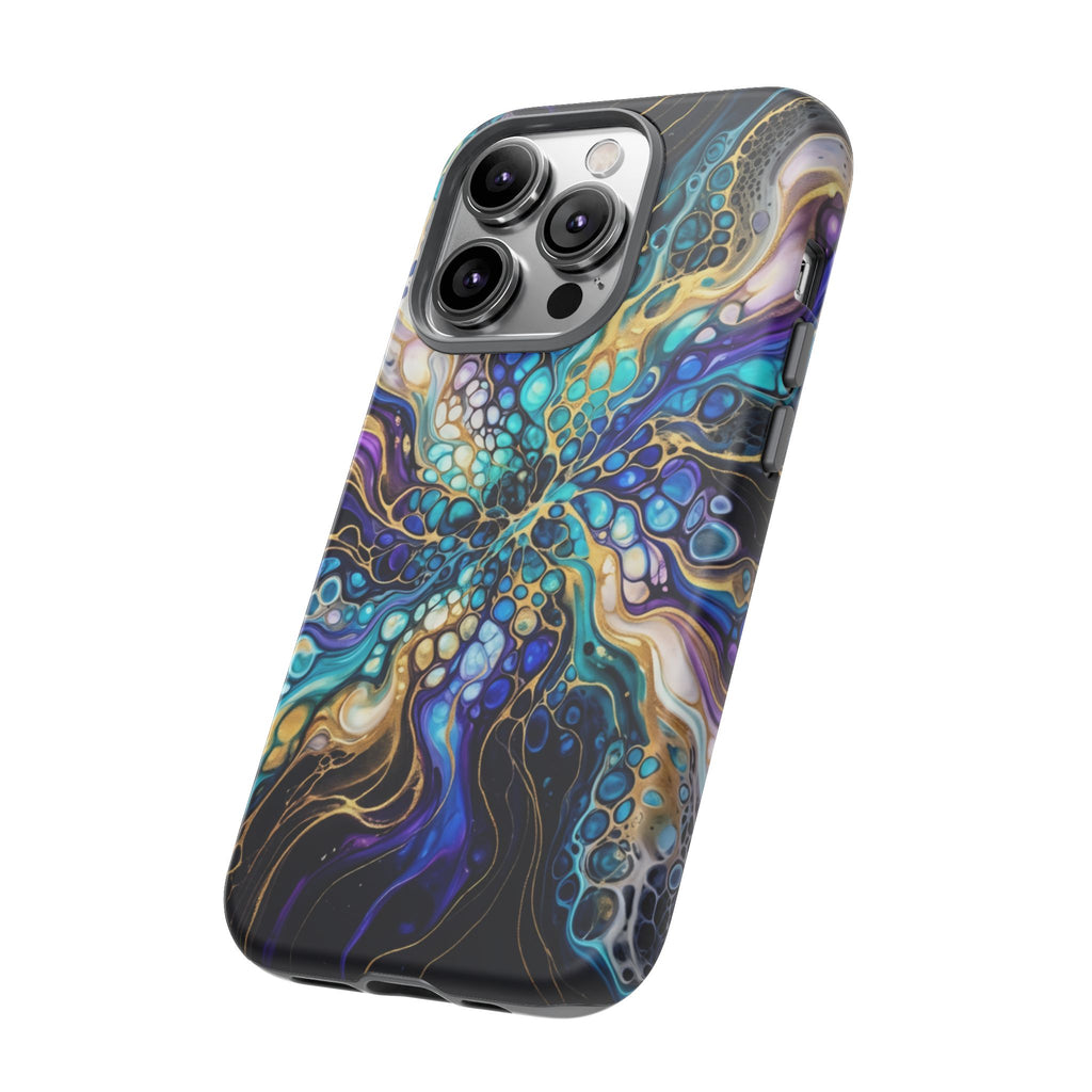 Liquid Cosmos Bloom - Phone Case