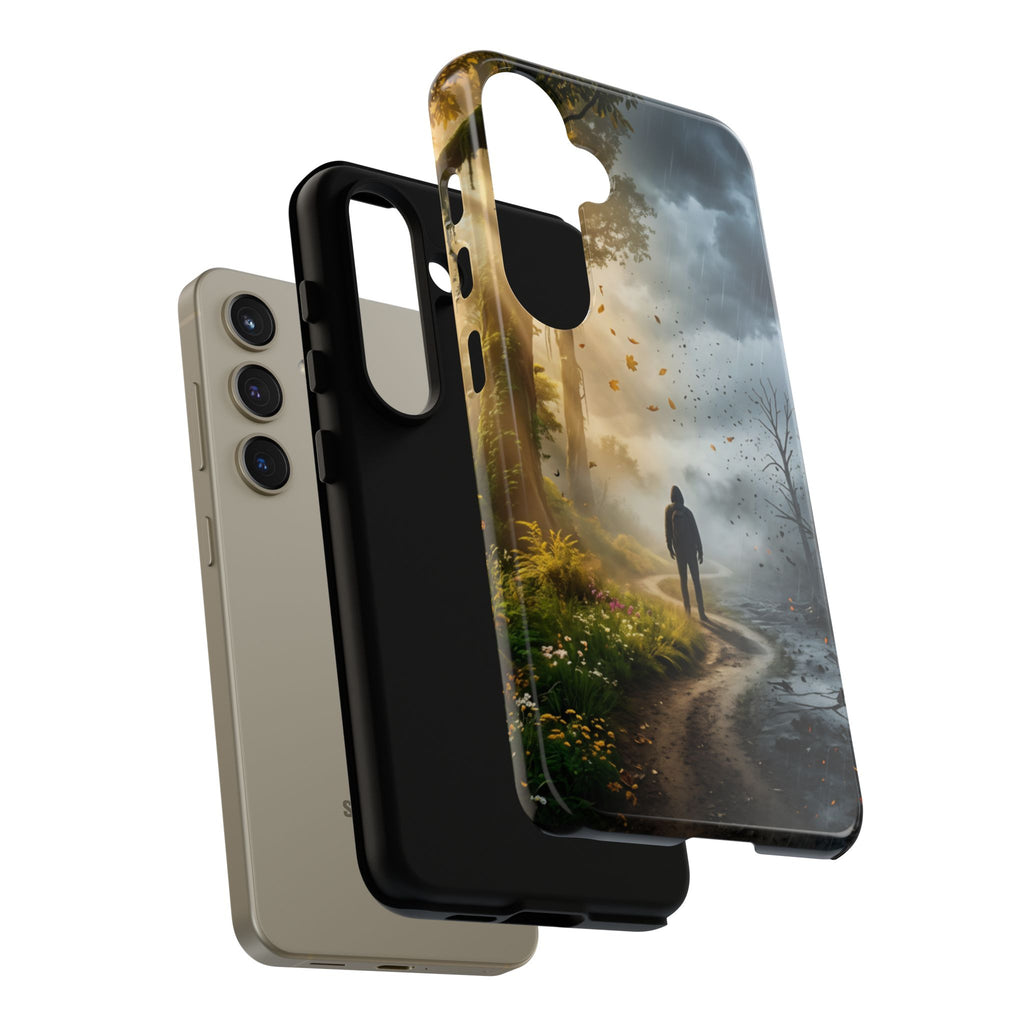 Contrasting Light/Dark Art - Phone Case